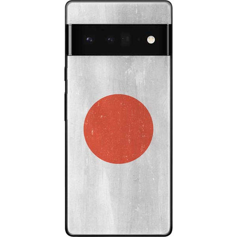 Japanese Flag Distressed Google Pixel 6 Pro Skin